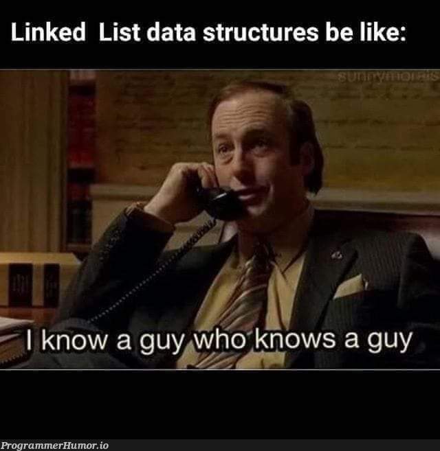 If only they just explained it this way. | linked list-memes, data structures-memes, data-memes, list-memes, IT-memes | ProgrammerHumor.io