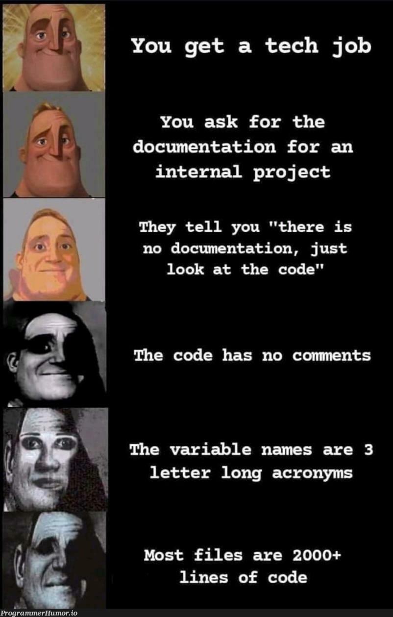 Stolen | code-memes, tech-memes, lines of code-memes, documentation-memes, variable name-memes, comment-memes | ProgrammerHumor.io