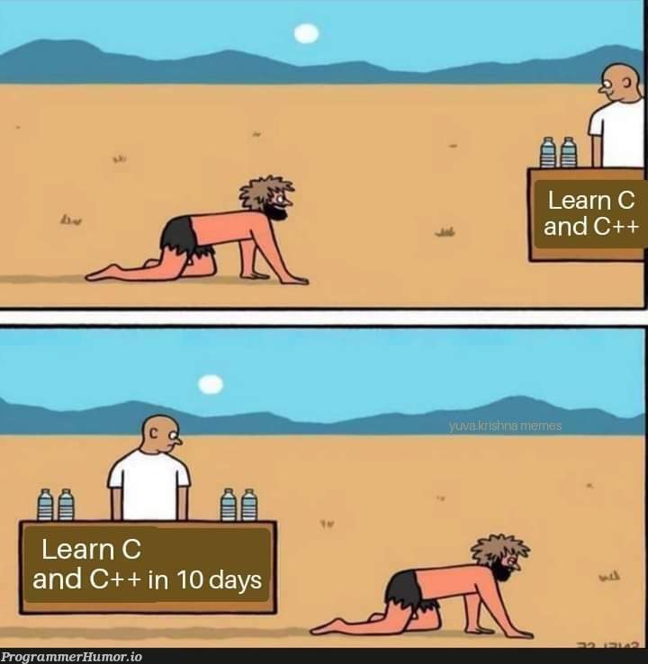 Just keep on crawling... | ProgrammerHumor.io