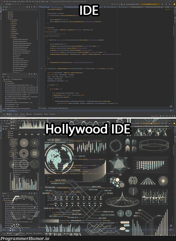 hollywoodIdeExe | ide-memes | ProgrammerHumor.io