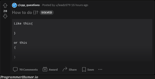 Solved?! | comment-memes | ProgrammerHumor.io