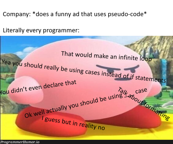 grrr stinki company hehe | programmer-memes, code-memes, program-memes, infinite-memes | ProgrammerHumor.io