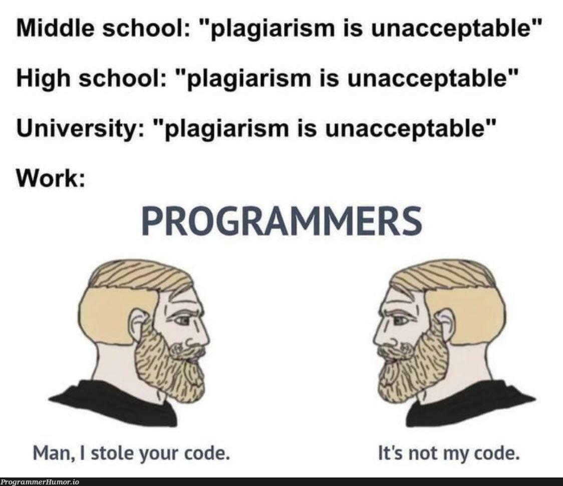 Definitely not my post, either. | programmer-memes, code-memes, program-memes | ProgrammerHumor.io