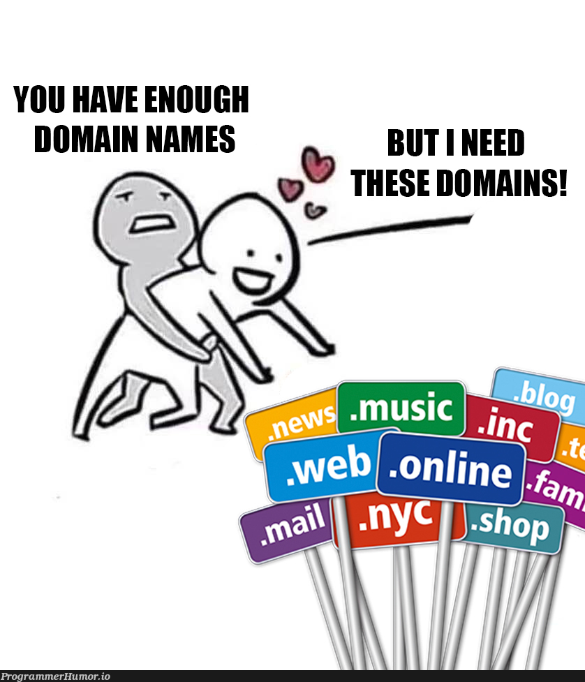 Omg new top level domains! | ProgrammerHumor.io