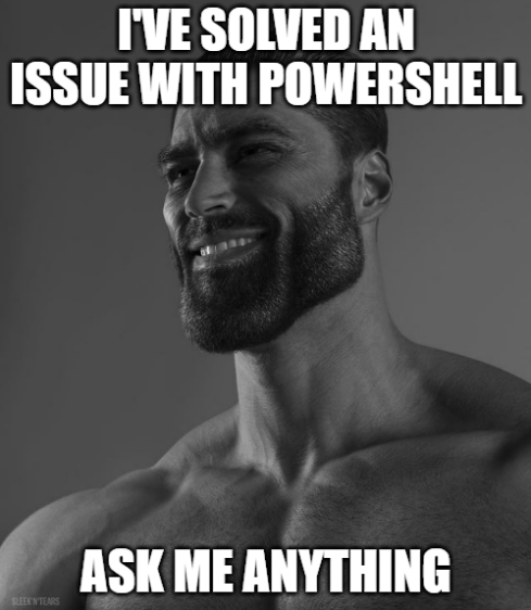 I'm basically a PowerShell God now | powershell-memes, shell-memes | ProgrammerHumor.io