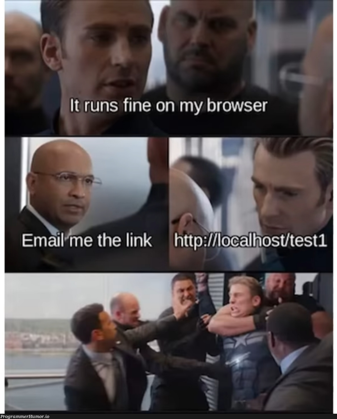 TheseCaptainAmericaMemes | IT-memes | ProgrammerHumor.io