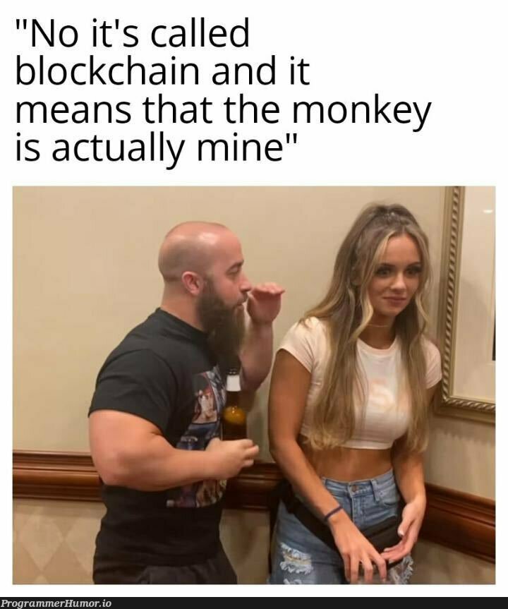 Bubble? | loc-memes, lock-memes, blockchain-memes, IT-memes | ProgrammerHumor.io