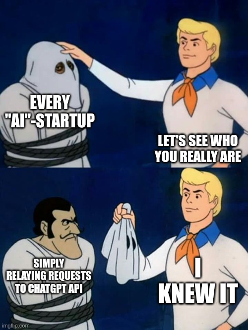 everySoCalledAIStartupTheseDays | startup-memes | ProgrammerHumor.io