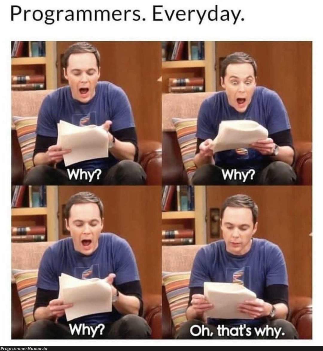 First thing to check: CTRL+S | programmer-memes, program-memes | ProgrammerHumor.io