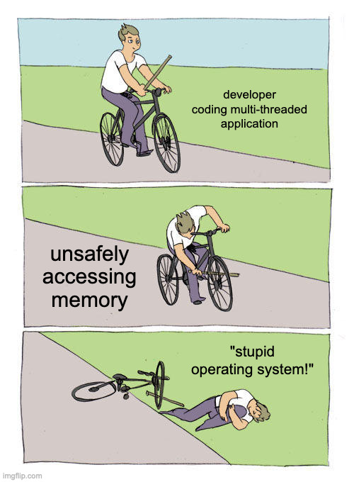 It's always the OS. Not me. | coding-memes, developer-memes | ProgrammerHumor.io