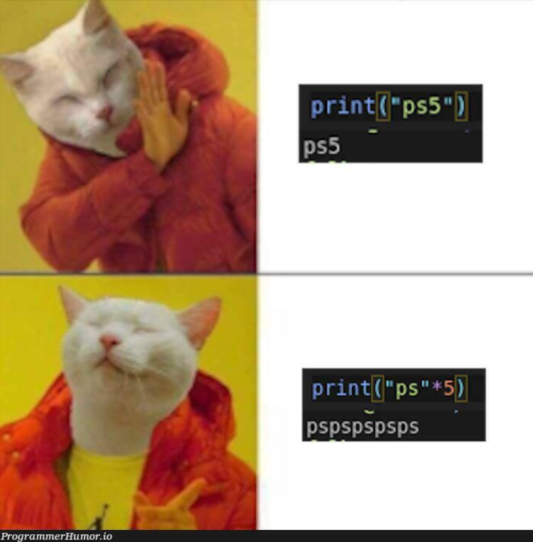 Using Python to please our cat overlords! | python-memes, rds-memes | ProgrammerHumor.io