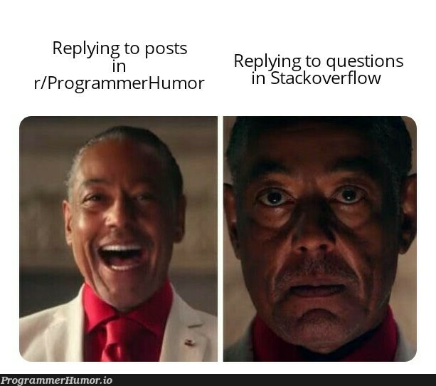 The duality of a user | programmer-memes, stackoverflow-memes, stack-memes, program-memes, overflow-memes | ProgrammerHumor.io