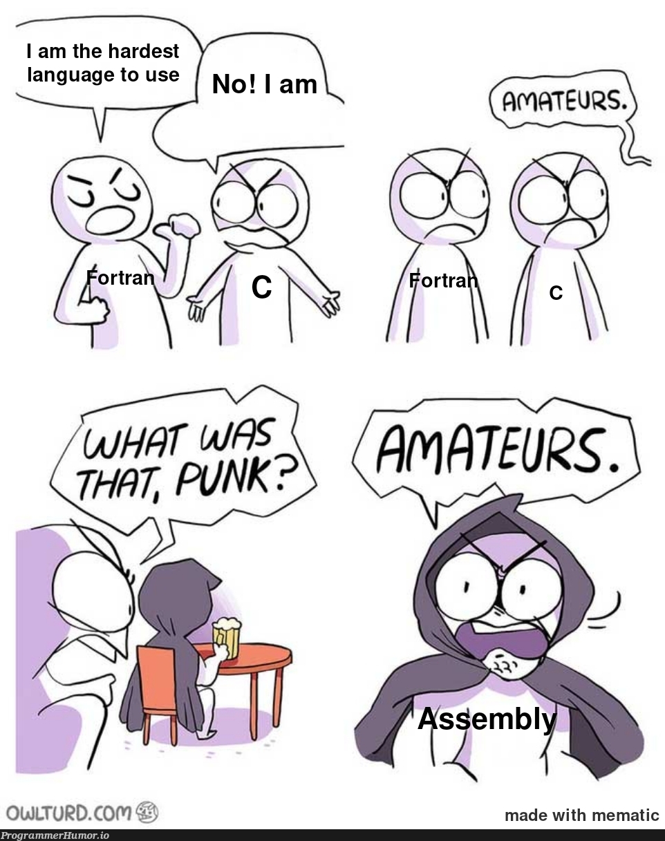 Might as well use hex | c-memes, language-memes | ProgrammerHumor.io