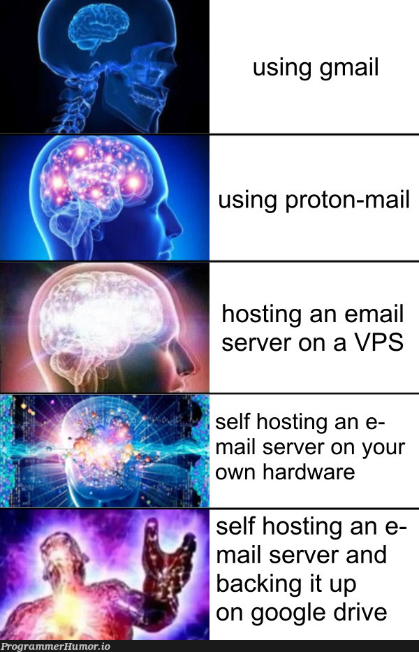 lol. sysadmin level 9000 :P | server-memes, google-memes, hardware-memes, email-memes, IT-memes, sysadmin-memes | ProgrammerHumor.io