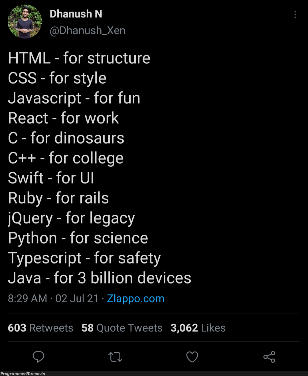 Cobol for Your Monies | html-memes, css-memes, javascript-memes, java-memes, python-memes, c++-memes, jquery-memes, react-memes, swift-memes, ruby-memes, typescript-memes, c-memes, query-memes, ML-memes, retweet-memes, cs-memes | ProgrammerHumor.io