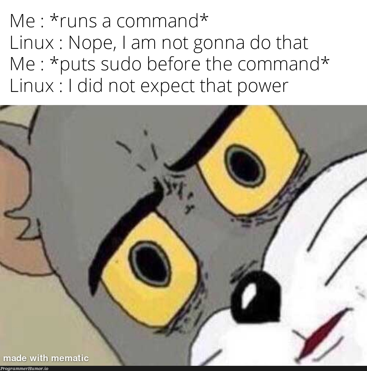 It's just true | linux-memes, ux-memes, command-memes, sudo-memes | ProgrammerHumor.io