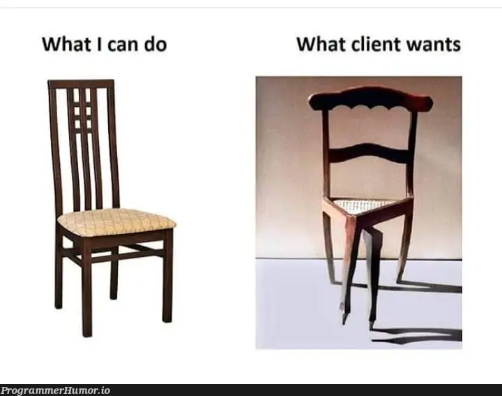 The damn clients | cli-memes | ProgrammerHumor.io