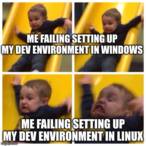 GNU/Linux system is supposed to be better right??? Guys??? | linux-memes, ux-memes, windows-memes | ProgrammerHumor.io