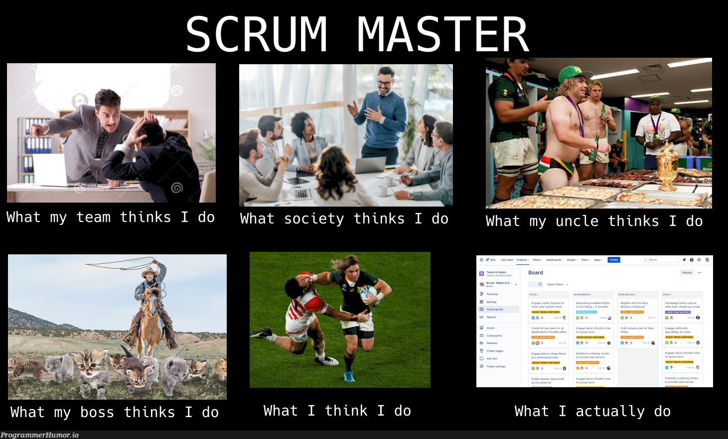 Someone was asking what scrum masters do? | ProgrammerHumor.io