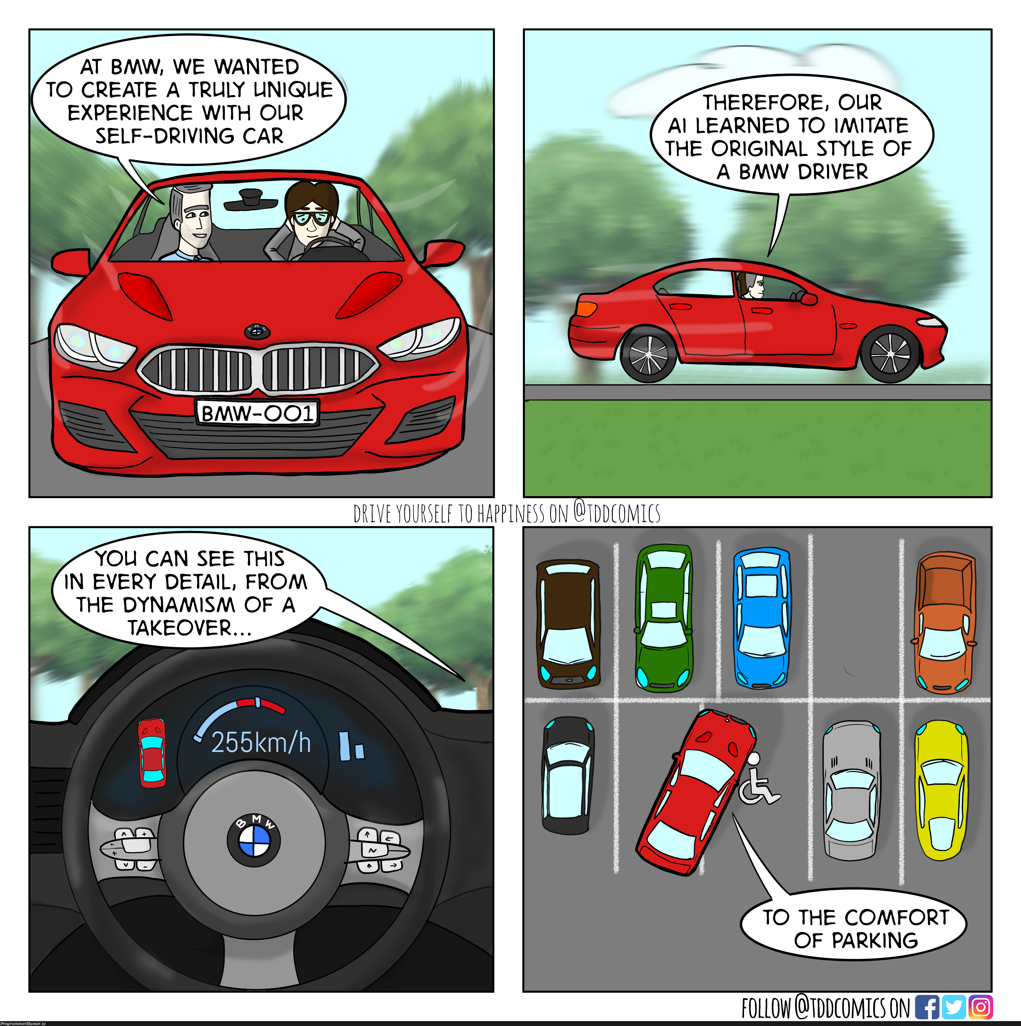 Self-driving cars with personality is the next big thing | cs-memes | ProgrammerHumor.io