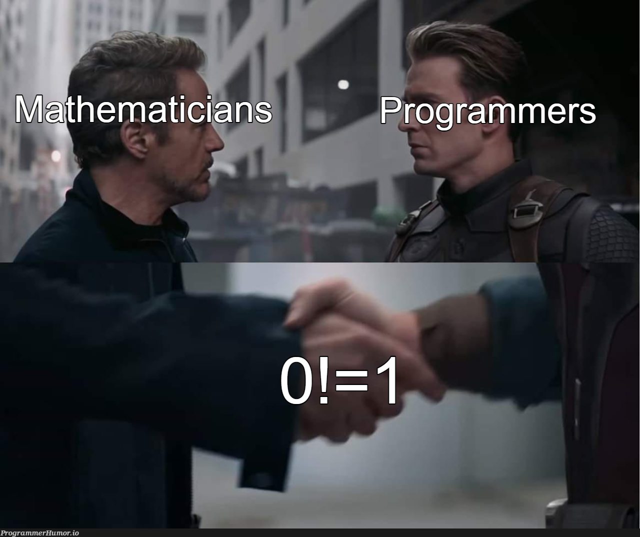 Factorial & Comparison | ProgrammerHumor.io