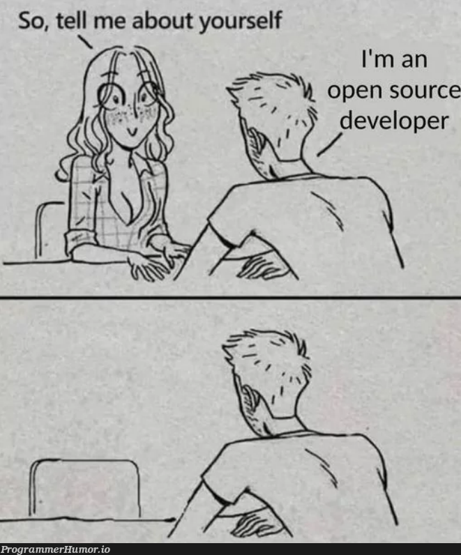 andSheGone | developer-memes, open source-memes | ProgrammerHumor.io