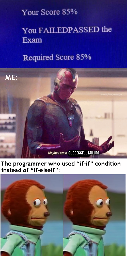 'if-if" and 'if-else_if" are NOT the same XD | programmer-memes, program-memes | ProgrammerHumor.io