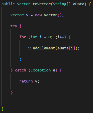 Found this gem on my job, best way to iterate arrays from now | array-memes, arrays-memes, catch-memes, string-memes, exception-memes, public-memes | ProgrammerHumor.io