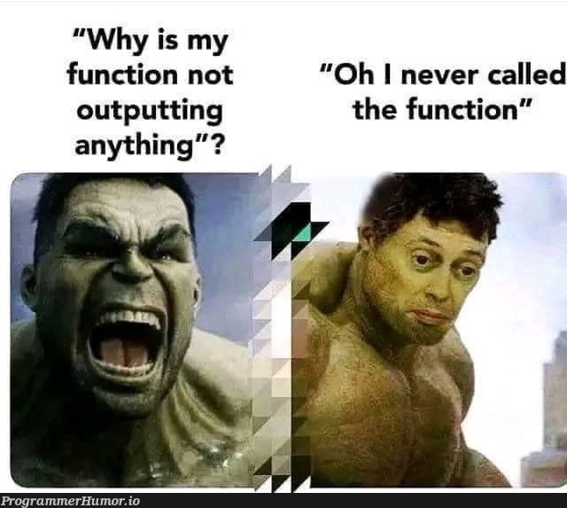 Functional programming rage | programming-memes, program-memes, function-memes | ProgrammerHumor.io