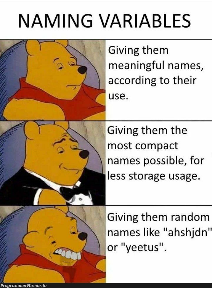 Get some random name for that | variables-memes, random-memes | ProgrammerHumor.io