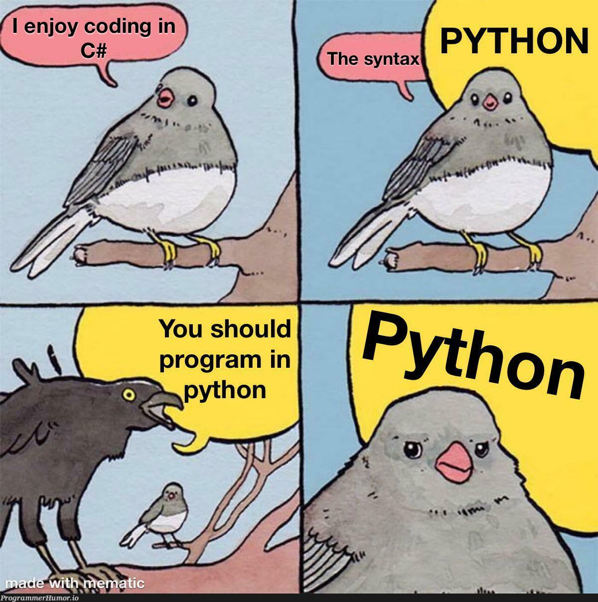 Is it just me that feels this way? | coding-memes, python-memes, program-memes, IT-memes, c#-memes | ProgrammerHumor.io