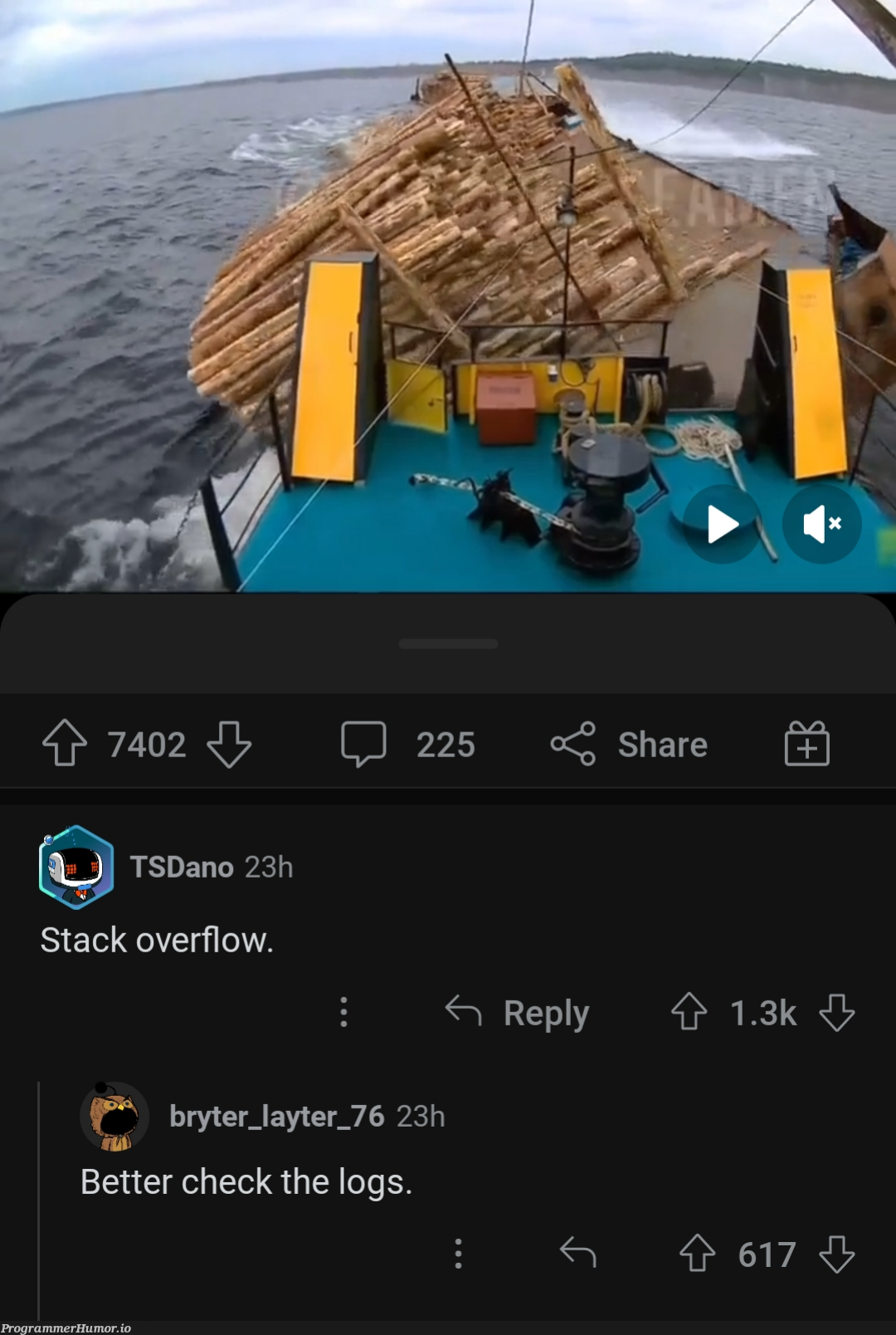 Hope they took a backup | stack-memes, stack overflow-memes, overflow-memes, logs-memes | ProgrammerHumor.io