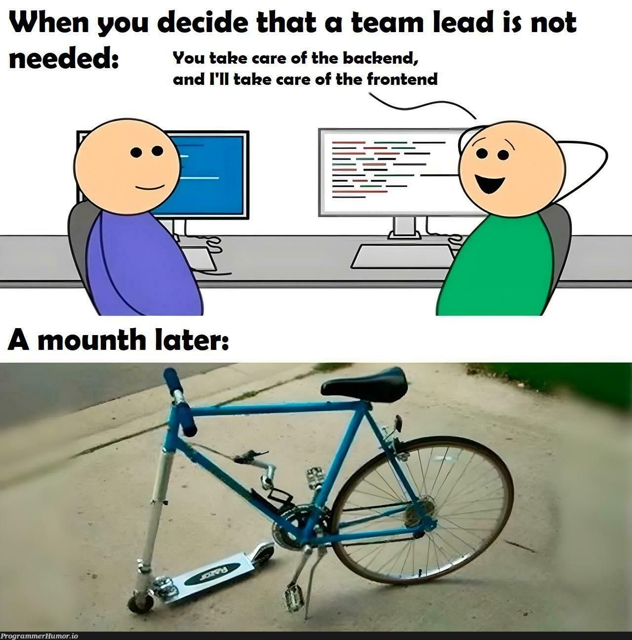 But it's running! | backend-memes, frontend-memes, ide-memes | ProgrammerHumor.io