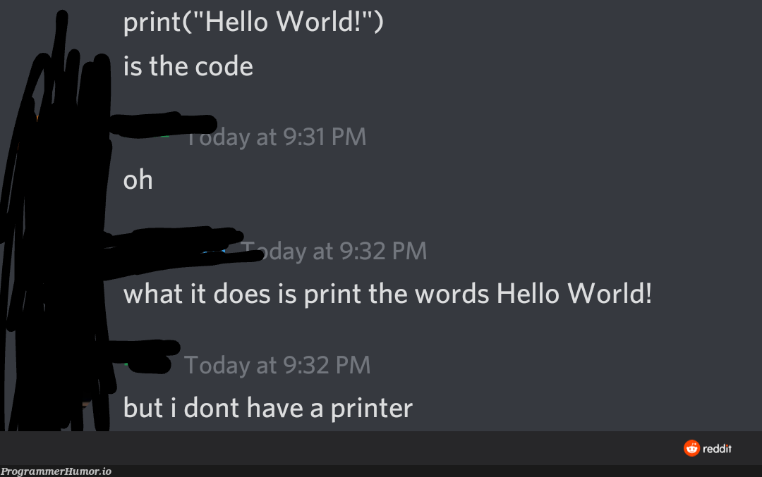 import printer | code-memes, IT-memes, rds-memes | ProgrammerHumor.io