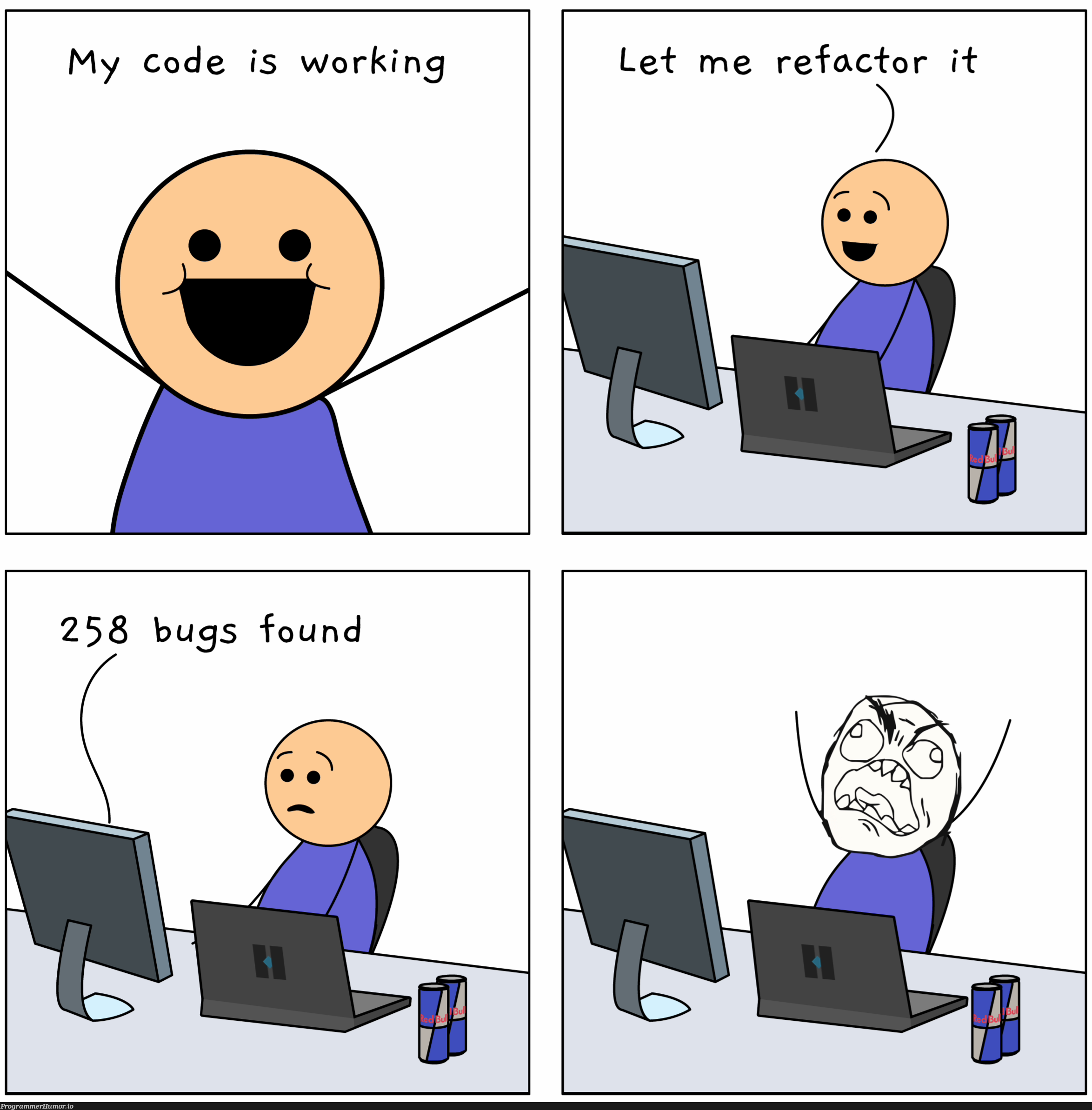 Every programmers dream (NOT) | programmer-memes, code-memes, program-memes, bugs-memes, bug-memes, IT-memes | ProgrammerHumor.io