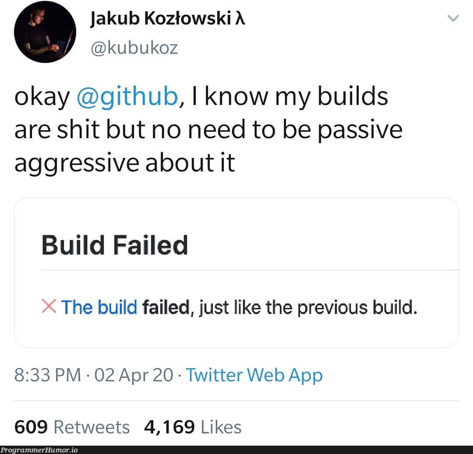 I'm doing my best, OK! | web-memes, git-memes, github-memes, IT-memes, twitter-memes, retweet-memes | ProgrammerHumor.io