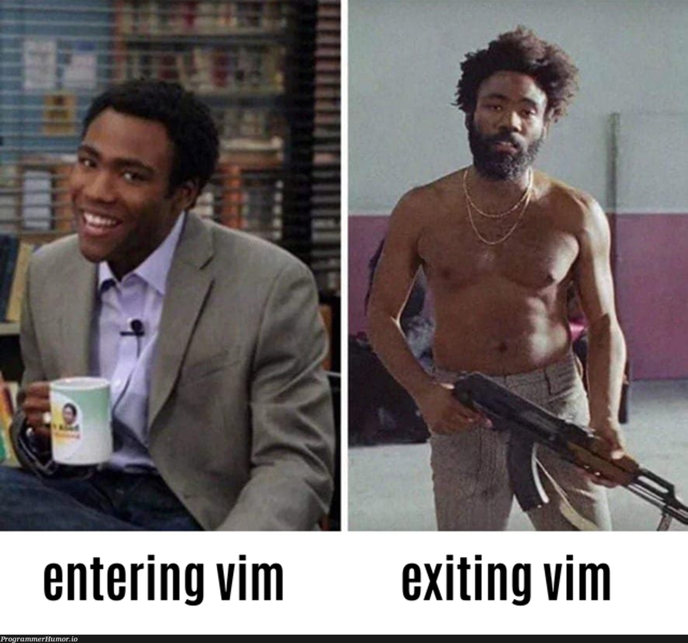 ExitingVim | vim-memes | ProgrammerHumor.io