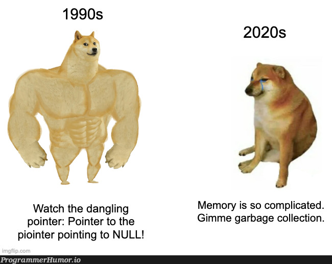 How memory management evolved | management-memes | ProgrammerHumor.io