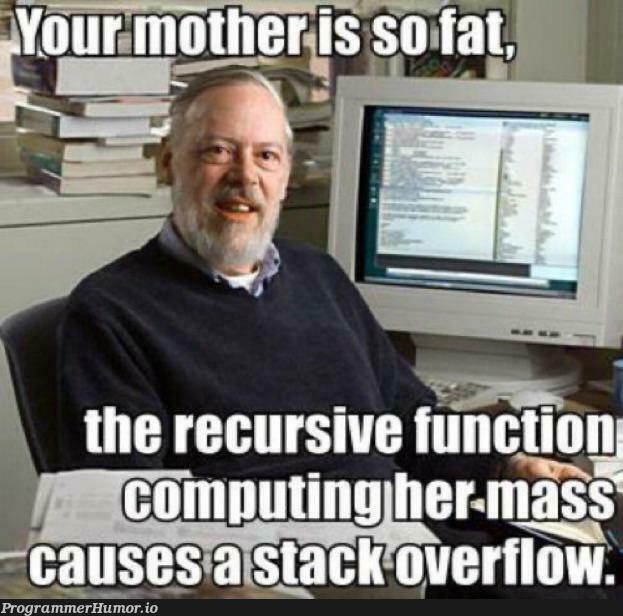 Thiccness overflow | overflow-memes | ProgrammerHumor.io