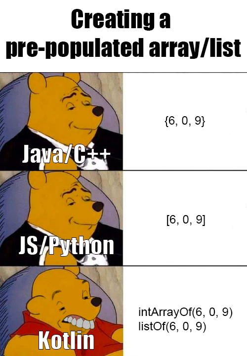 Guess who have to create an array of ≈100 coordinates in Kotlin | array-memes, list-memes, kotlin-memes | ProgrammerHumor.io