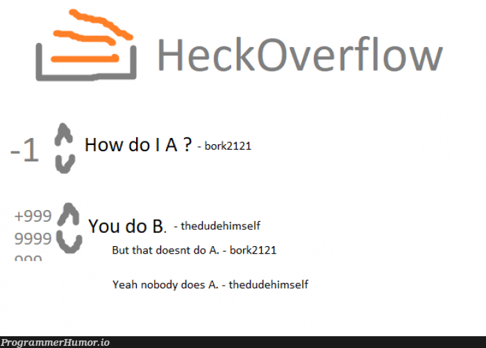 HeckOverflow | c-memes, overflow-memes | ProgrammerHumor.io