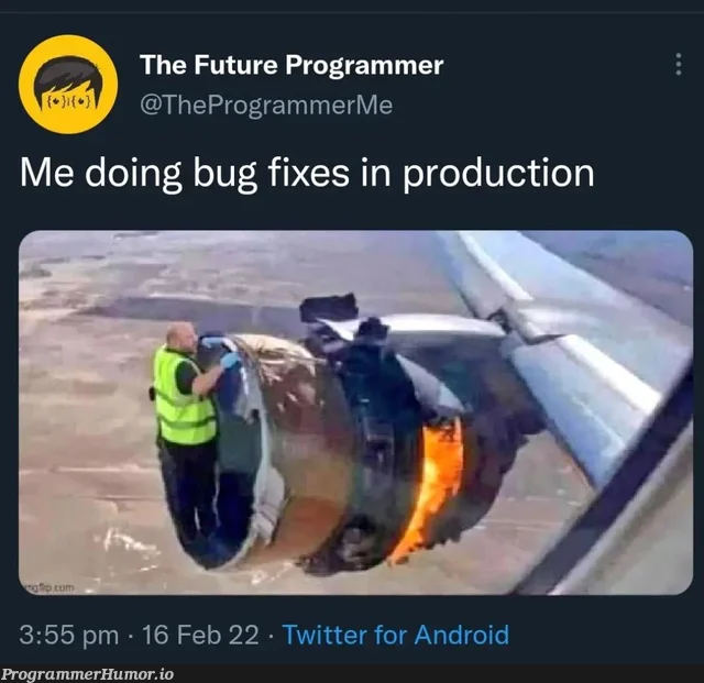 okey. | programmer-memes, android-memes, program-memes, bug-memes, fix-memes, bug fix-memes, production-memes, twitter-memes, product-memes | ProgrammerHumor.io