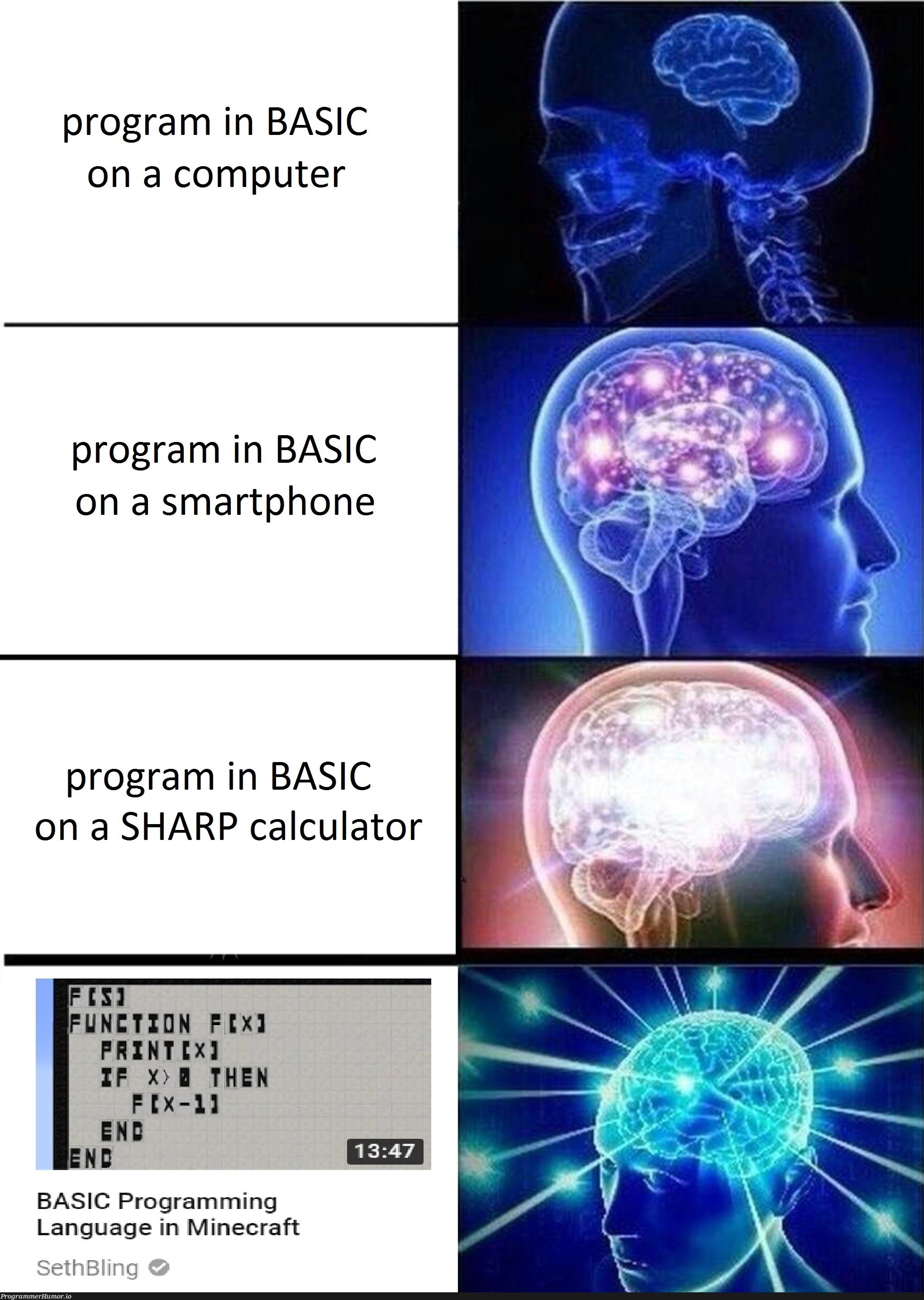 The only real way | programming-memes, computer-memes, program-memes, minecraft-memes, language-memes, programming language-memes | ProgrammerHumor.io