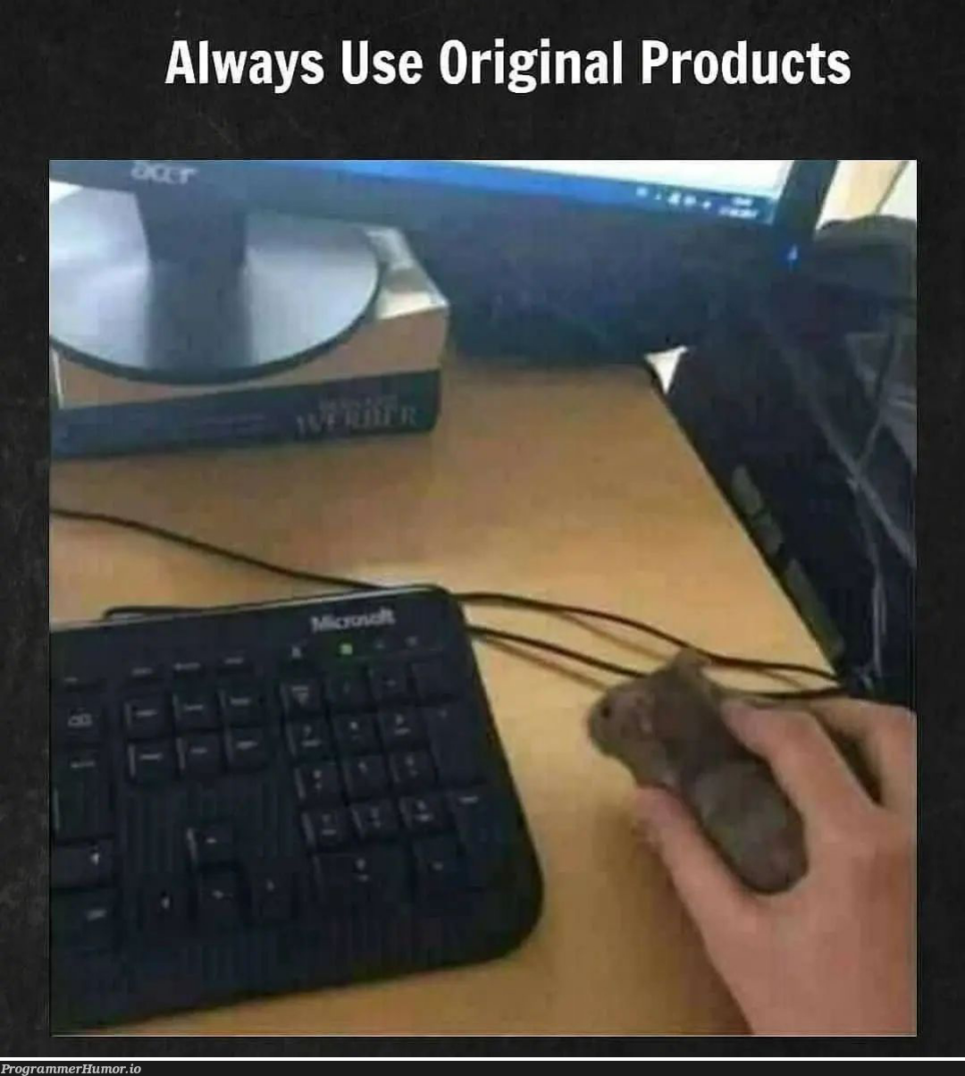 Wireless mouse | product-memes | ProgrammerHumor.io