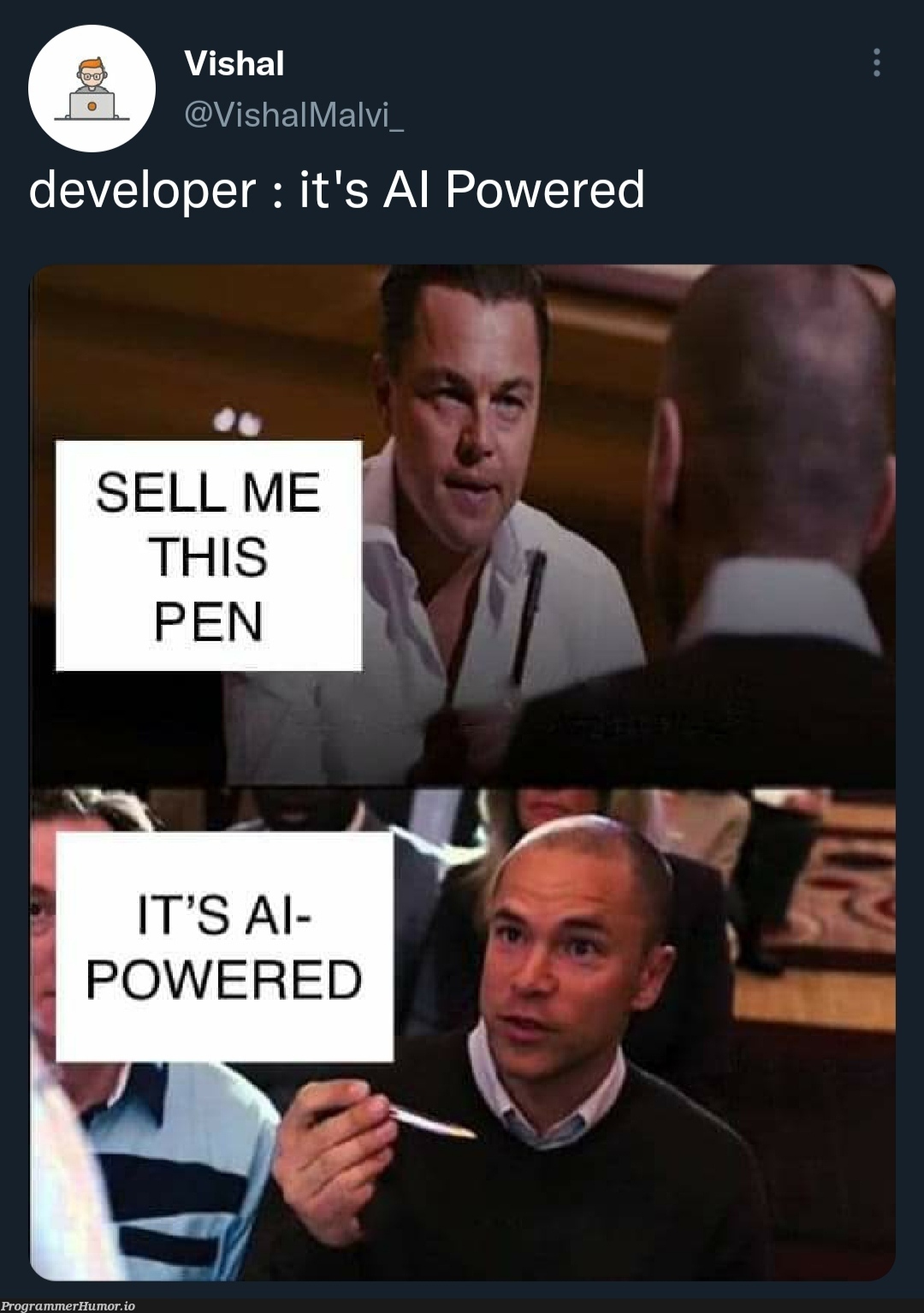 Powered by AI | ProgrammerHumor.io