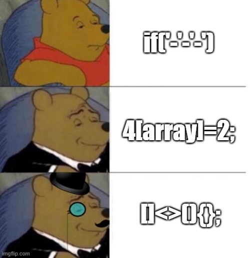 When you want to be fancy | ProgrammerHumor.io