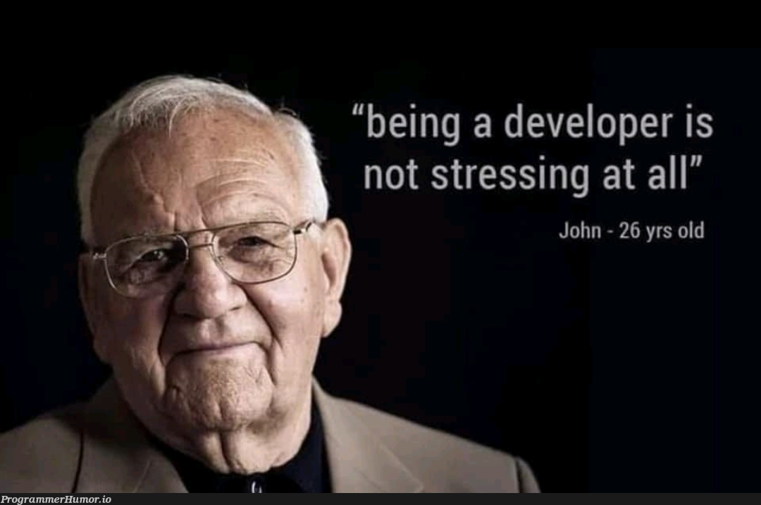 noStressAtAll | developer-memes | ProgrammerHumor.io