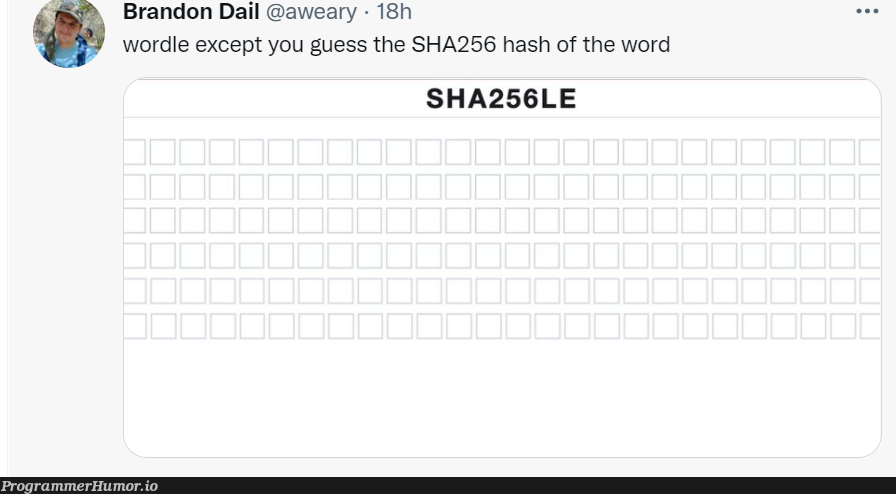 Sha256le | ProgrammerHumor.io