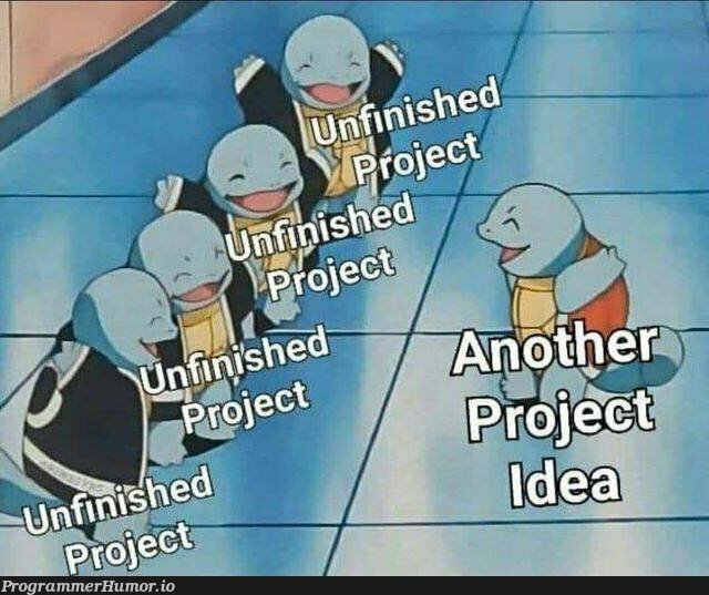 My projects. | ProgrammerHumor.io