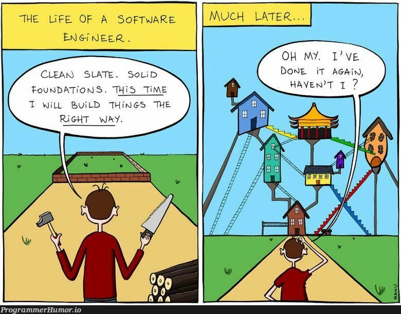 Every project... | software-memes, engineer-memes | ProgrammerHumor.io